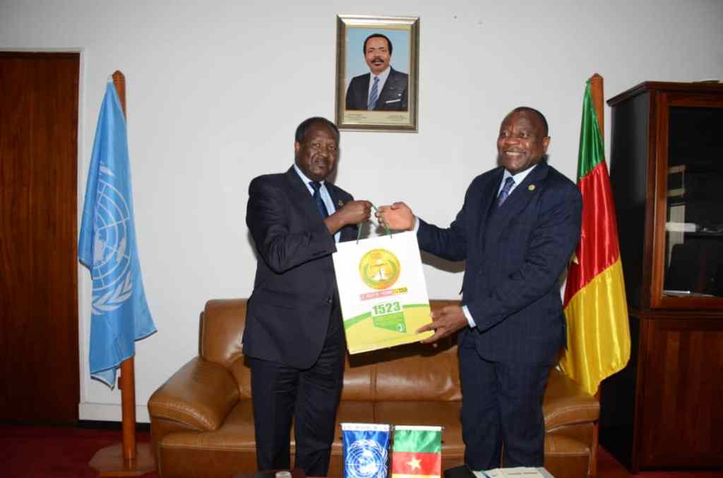 Promotion et protection des Droits de l’homme :: Son Excellence Abdou Abarry reçu en audience par le Pr James Mouangue Kobila